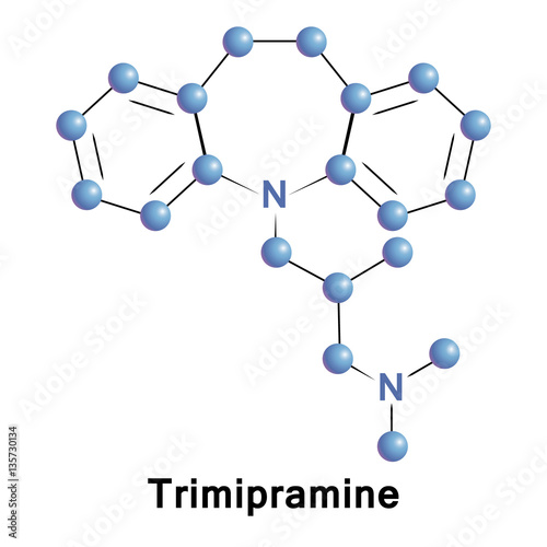 Trimipramine is a tricyclic antidepressant with antipsychotic and sedative properties. It is used in medicine is in the treatment of major depressive disorder 