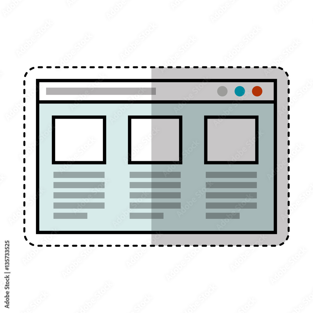 web page template isolated icon vector illustration design web page template isolated icon vector illustration design