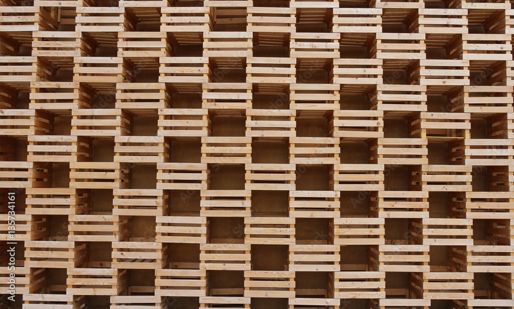 muro di cassette di legno accatastate muro di cassette di legno accatastate