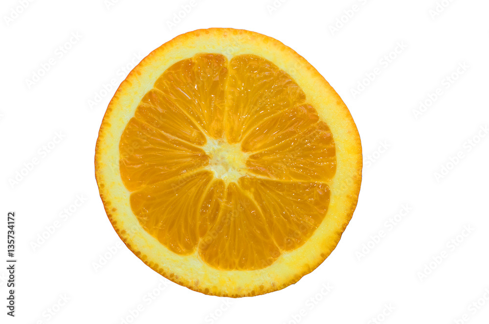 orange isolated on the white background orange isolated on the white background