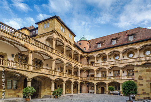 Courtyard of the Old Castle, Stuttgart, Germany © borisb17