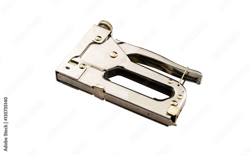 Chromed stapler for fastening Chromed stapler for fastening