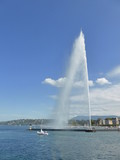 Genève, jet d'eau (Suisse)