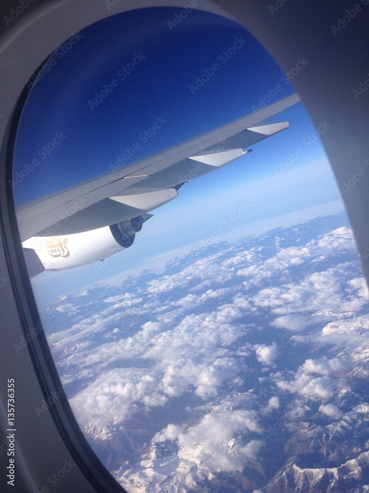 Flying 38,000 feet on the way to Thailand Flying 38,000 feet on the way to Thailand