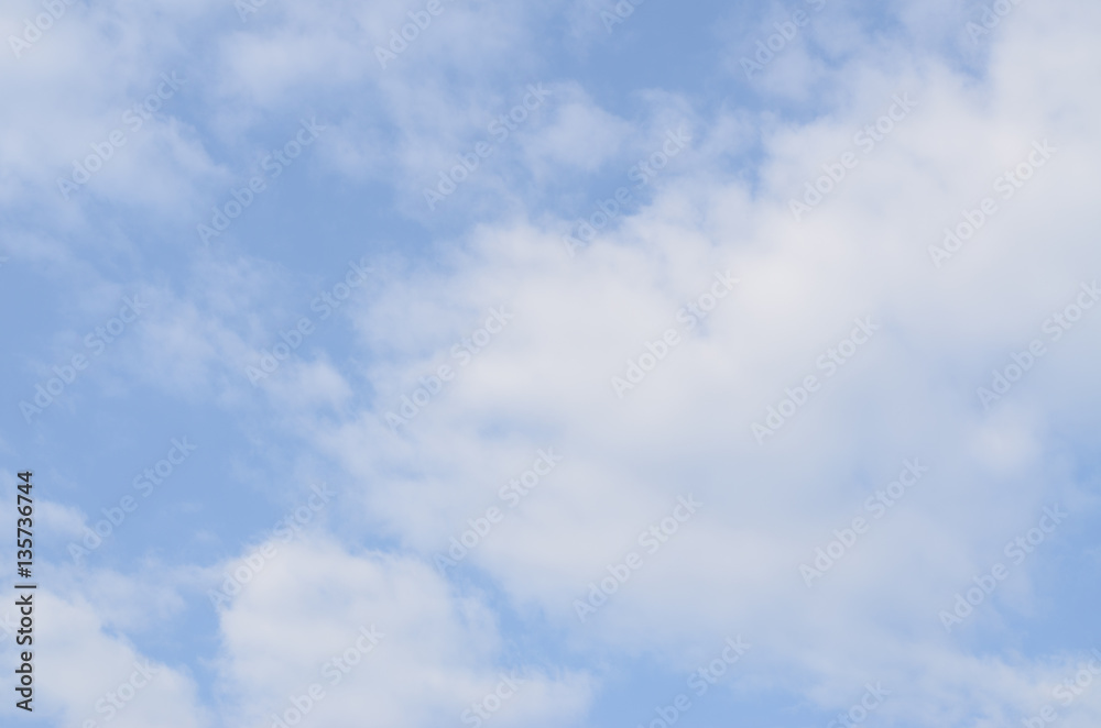 White fluffy clouds in blue sky flow follow wind,fresh in morning White fluffy clouds in blue sky flow follow wind,fresh in morning