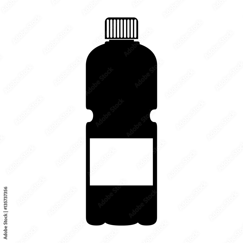plastic bottle isolated icon vector illustration design