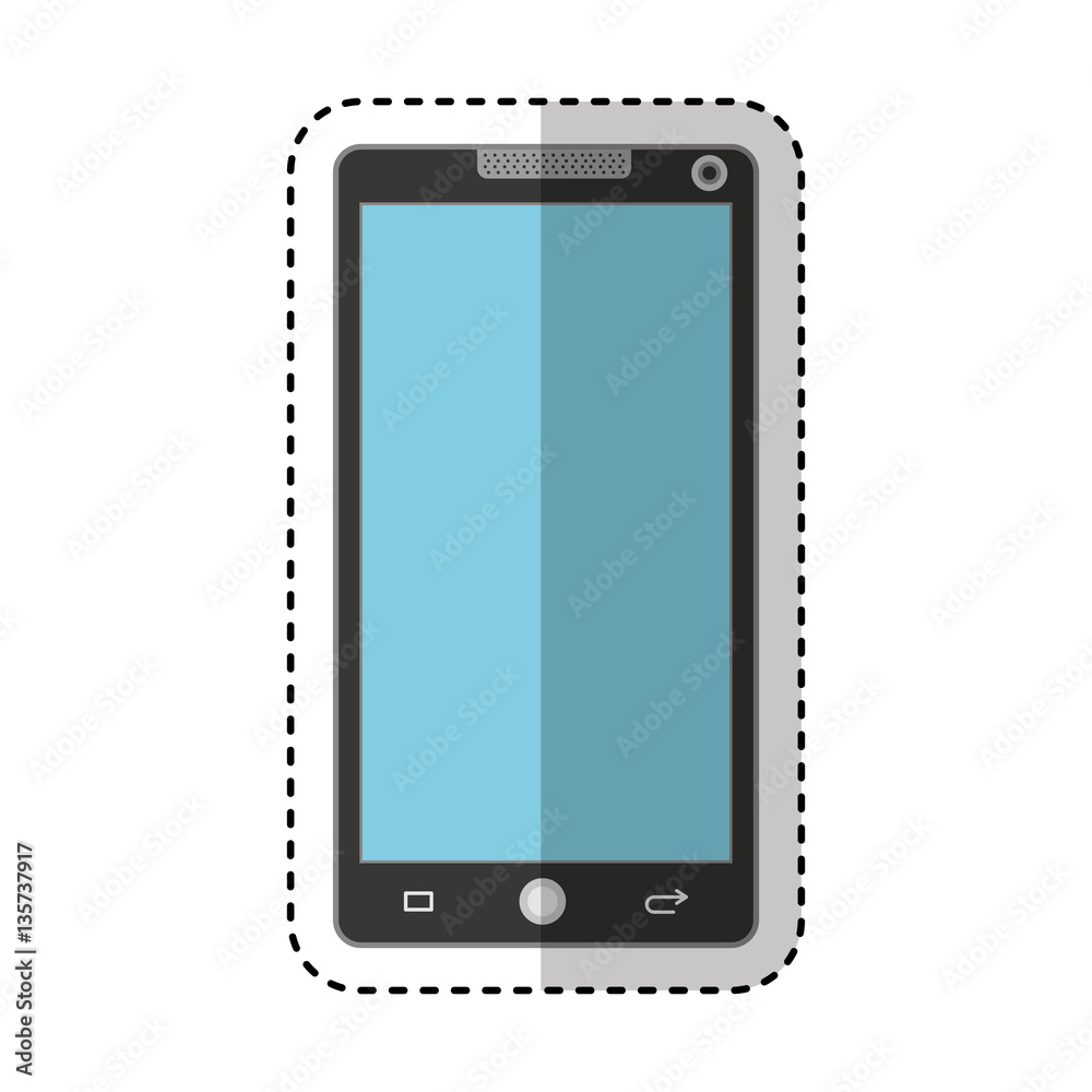 smartphone technology line icon vector illustration design smartphone technology line icon vector illustration design