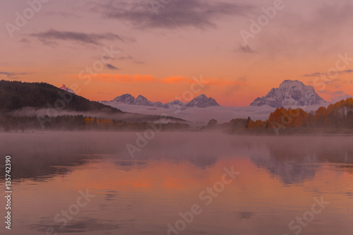 Teton Sunrise Reflection © natureguy