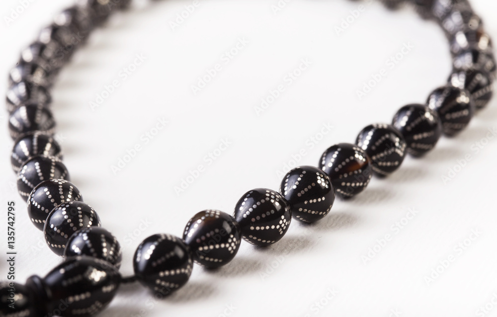 Obraz premium black rosary