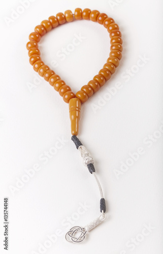 amber glass rosary