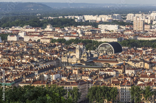 Rathaus und Oper von Lyon von oben © Alois