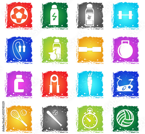 sport icon set