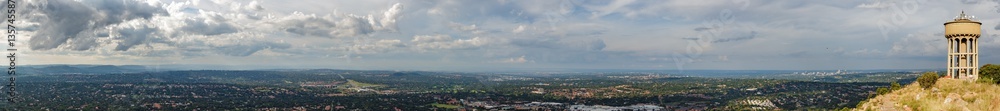 Northcliff View from west rand over Randburg to Sandton