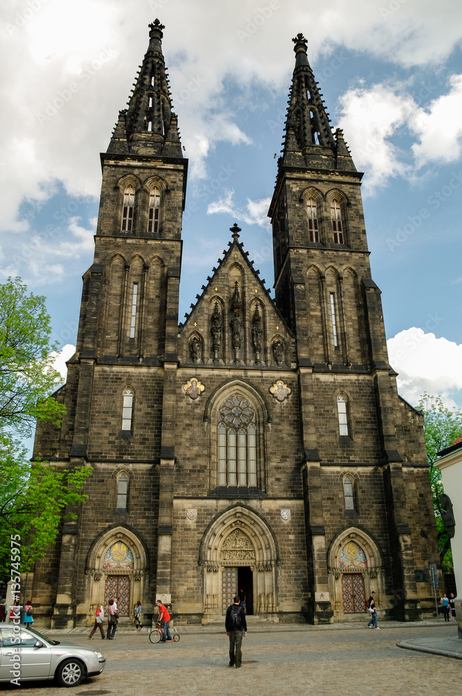  Old basilica of Saint Peter and Saint Paul, Vysehrad, Prague