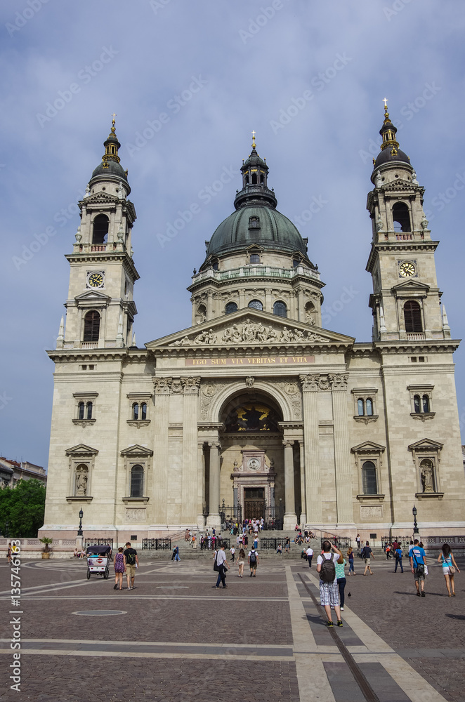 St. Stephen's Basilica in Budapest old town, Hungary