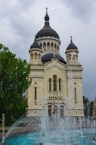 Orthodox Dormition of the Theotokos Cathedral. Cluj-Napoca. Romania.