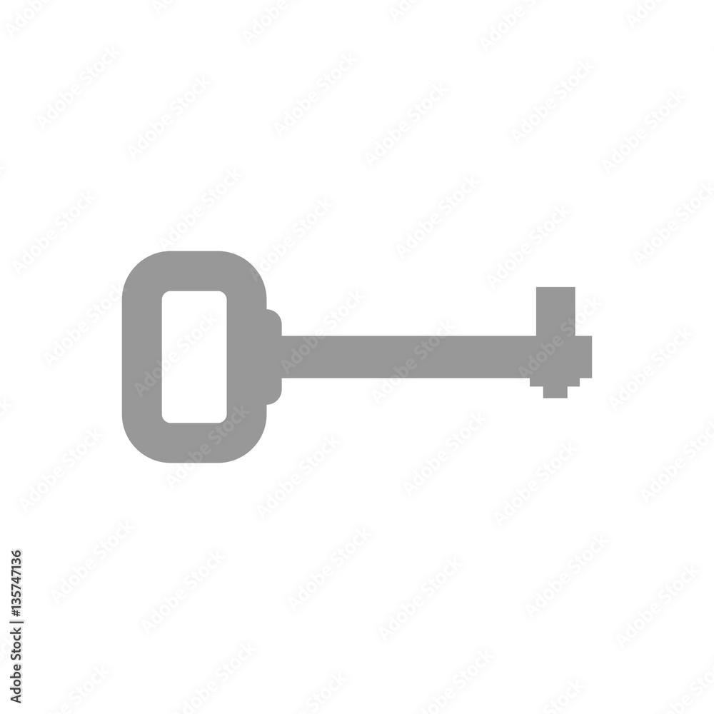 Old key isolated. Ancient door clef on white background. antique Old key isolated. Ancient door clef on white background. antique