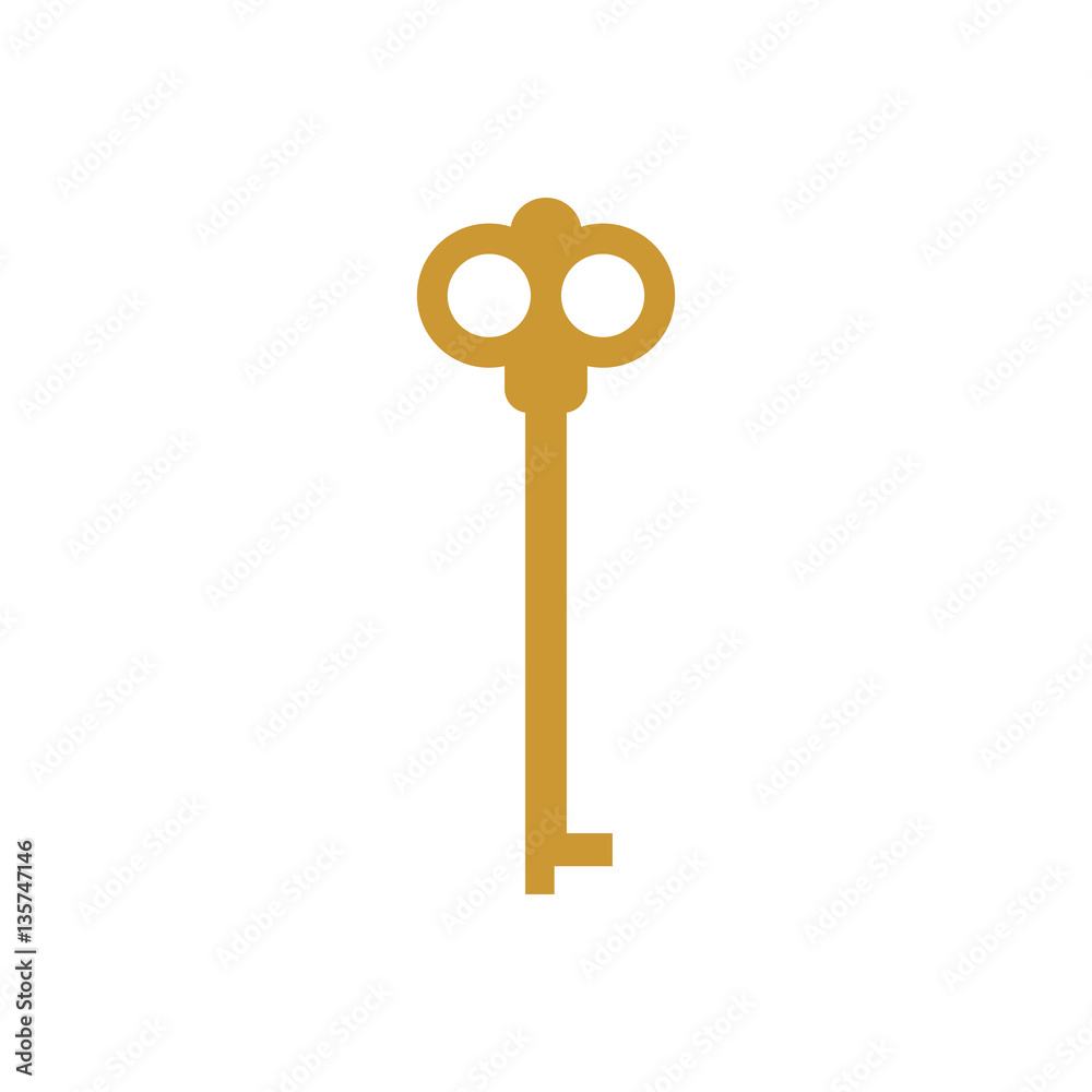 Old key isolated. Ancient door clef on white background. antique Old key isolated. Ancient door clef on white background. antique