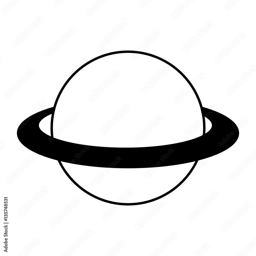 planet saturn isolated icon vector illustration design planet saturn isolated icon vector illustration design