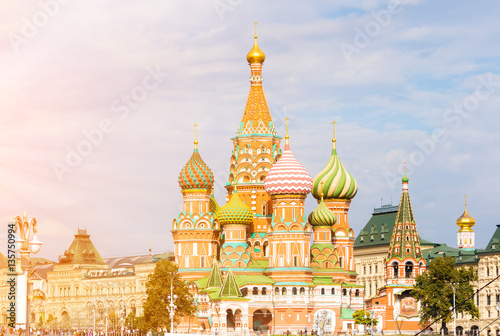 Moscow view with Saint Basil's Cathedral