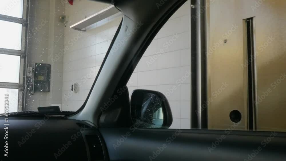car in the automatic, contactless car wash, washing, cleaning car in the automatic, contactless car wash, washing, cleaning