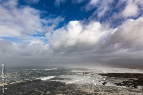 Stormy Sea and Clouds