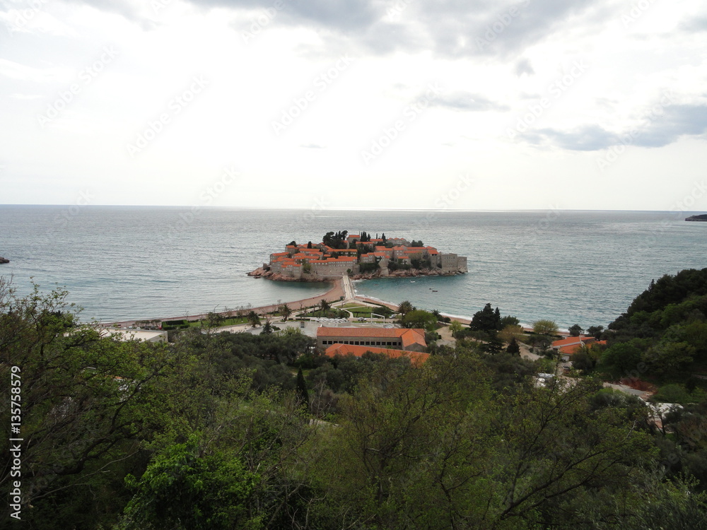 Island Town on Croatian Coast
