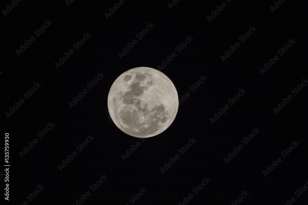 Blur moon with isolated black sky background for text adding Blur moon with isolated black sky background for text adding