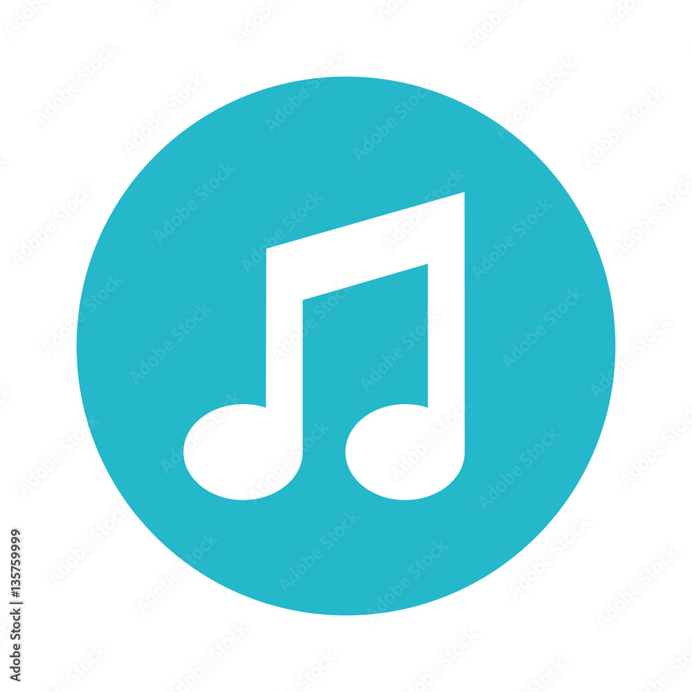music note isolated icon vector illustration design music note isolated icon vector illustration design