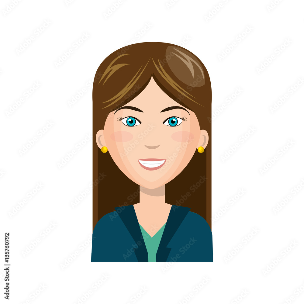 businesswoman character avatar icon vector illustration design businesswoman character avatar icon vector illustration design