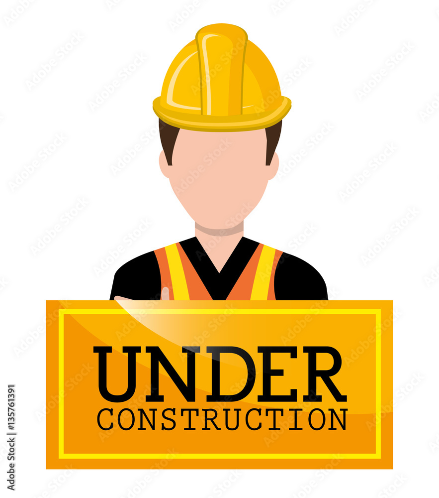 Professional construction on site vector illustration design Professional construction on site vector illustration design