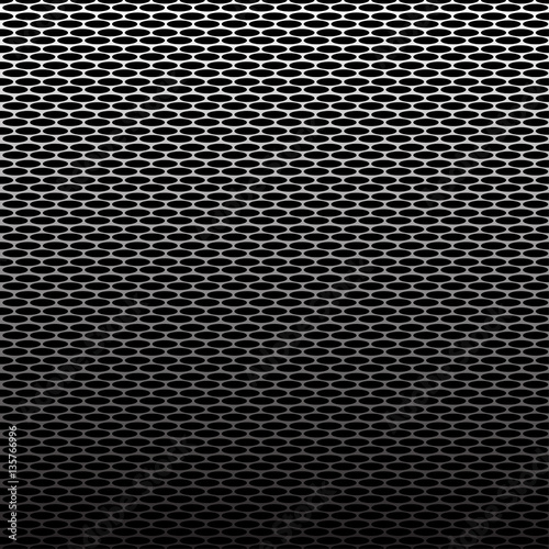 Abstract metal honeycomb mesh pattern background texture vector illustration.