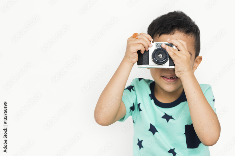 Little Boy Camera Studio Concept Little Boy Camera Studio Concept