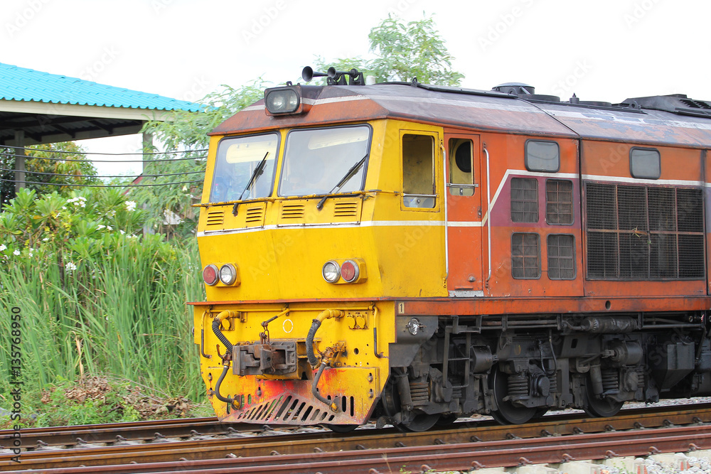 Old Train in thailand