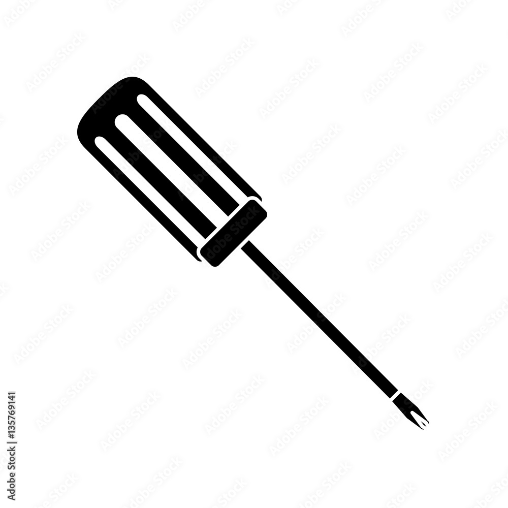 technical service solutions screwdriver icon, vector illustration technical service solutions screwdriver icon, vector illustration