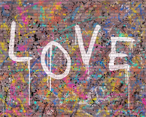 Obraz Miłość na ścianie