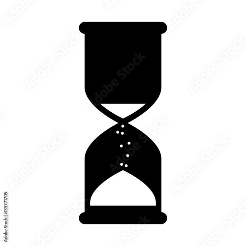 sandclock hourglass icon image vector illustration design 