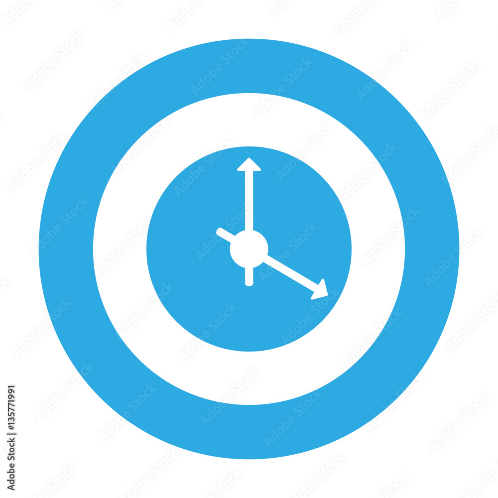 round wall clock icon image vector illustration design round wall clock icon image vector illustration design