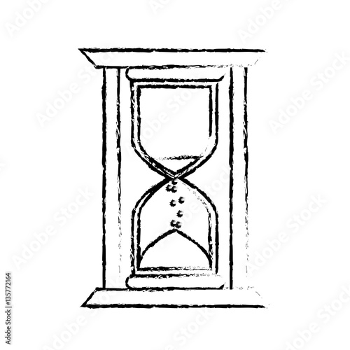 sandclock hourglass icon image vector illustration design 
