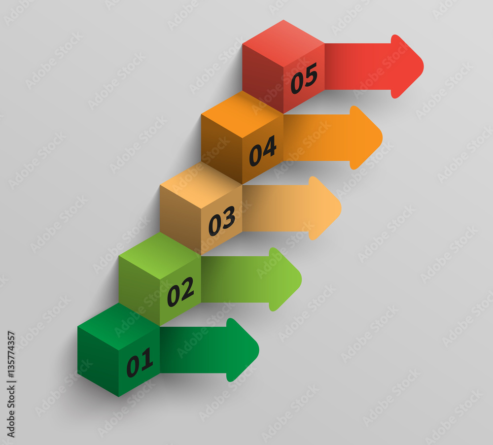 step by step crossed data blocks presentation elements infographics step by step crossed data blocks presentation elements infographics