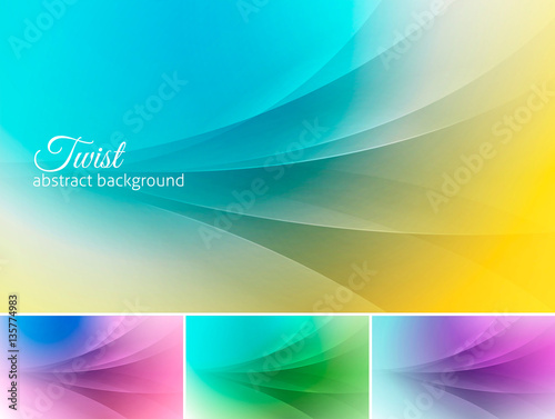 Twist  abstract background