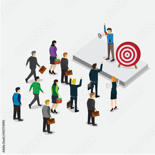 new business work with isometric 