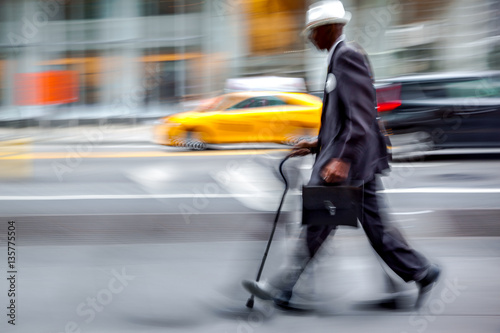 Wallpaper Mural disabled on a city street Torontodigital.ca