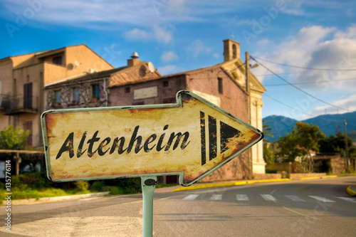 Schild 198 - Altenheim