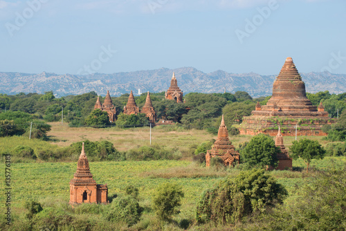Sunny day in ancient Bagan. Myanmar