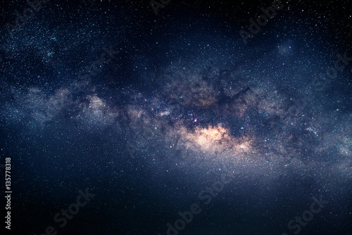 Fototapeta Naklejka Na Ścianę i Meble -  milky way , galaxy sky nature background at night.