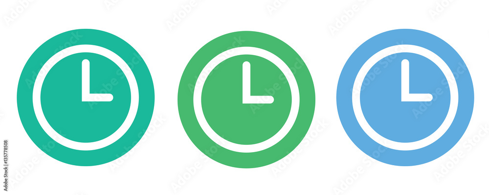 Clock icon , Vector illustration Clock icon , Vector illustration