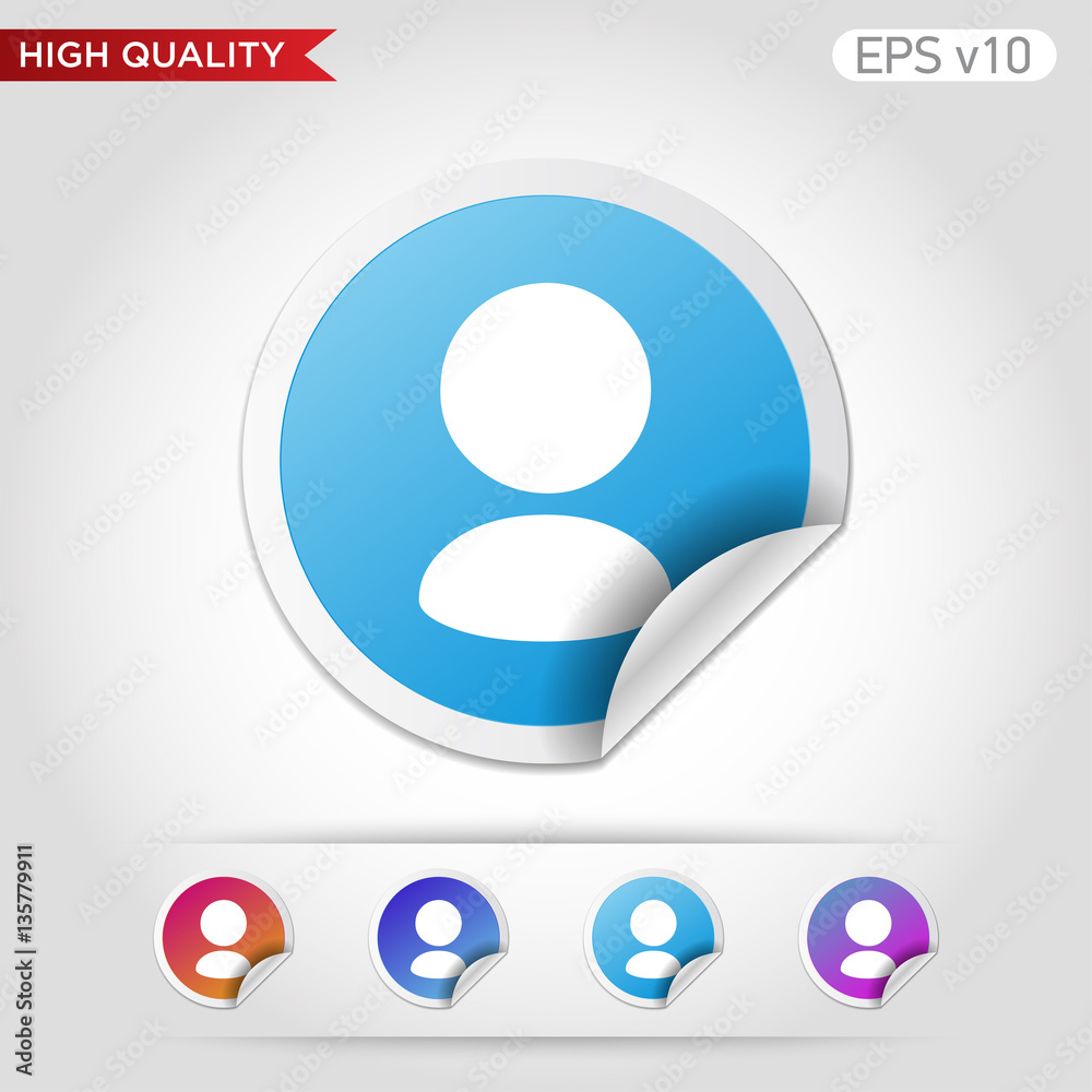 User icon. Button with user icon. Modern vector. User icon. Button with user icon. Modern vector.