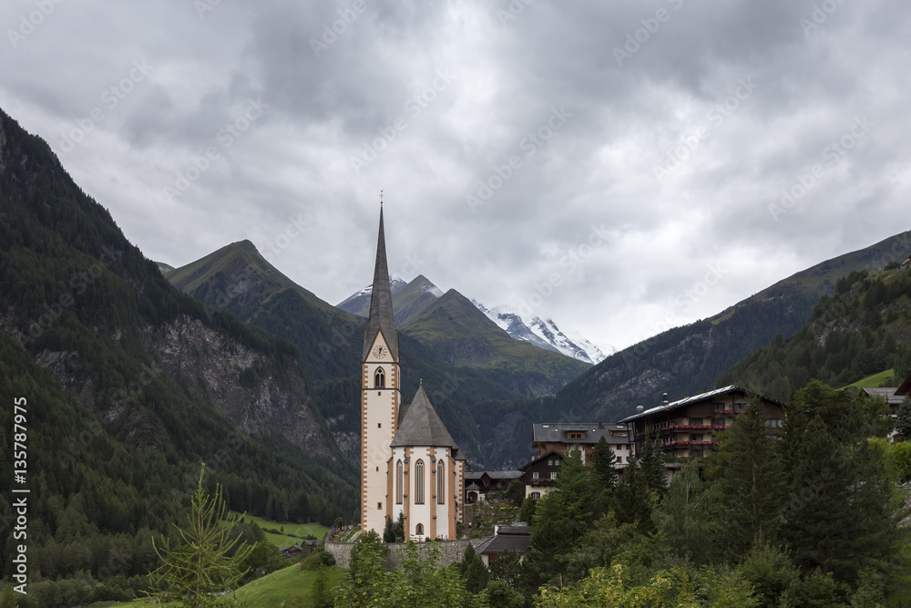 Mountain landscape and the Christian Church
