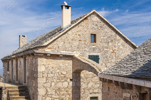 view of the village Humac on the island of Hvar